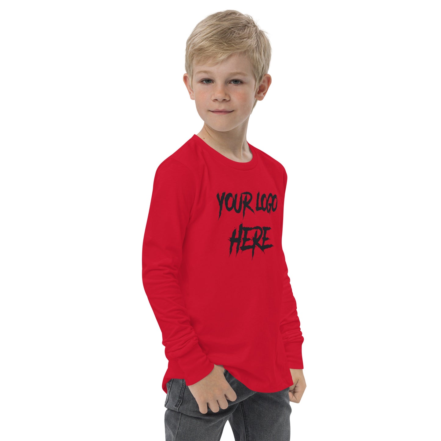 Customizable Youth Long Sleeve Tee