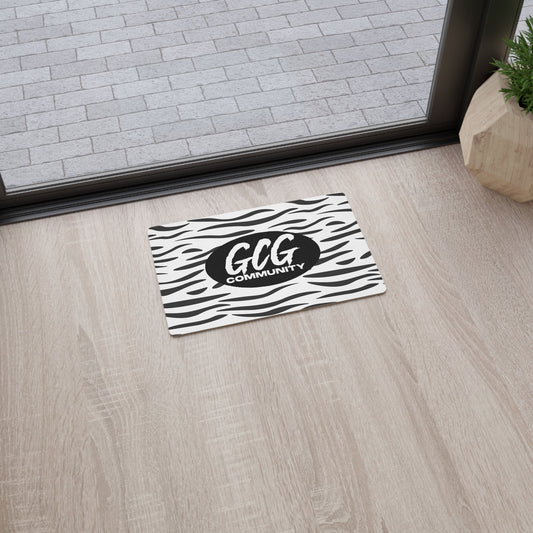 White Tiger Fur Floor Mat