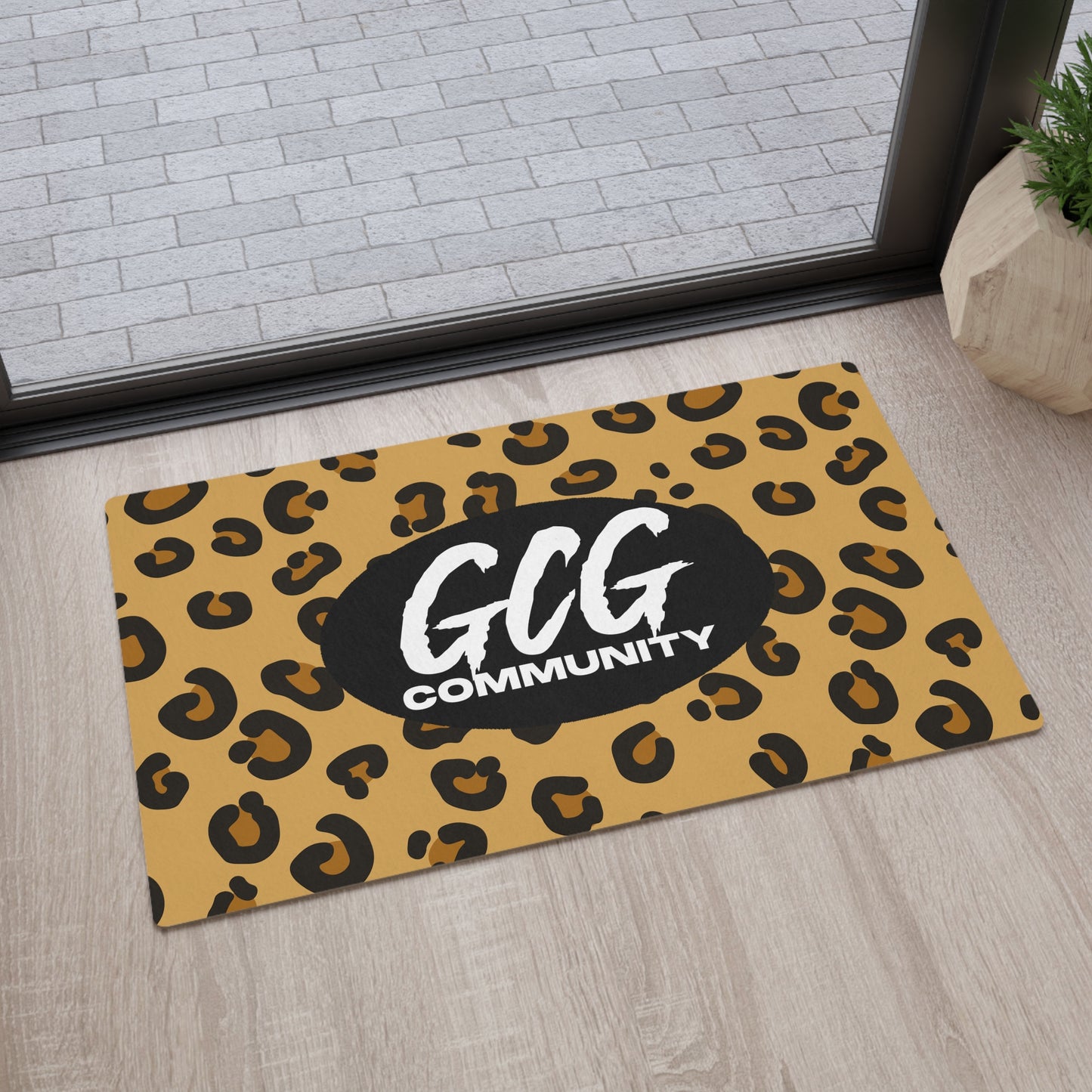 Leopard Fur Floor Mat