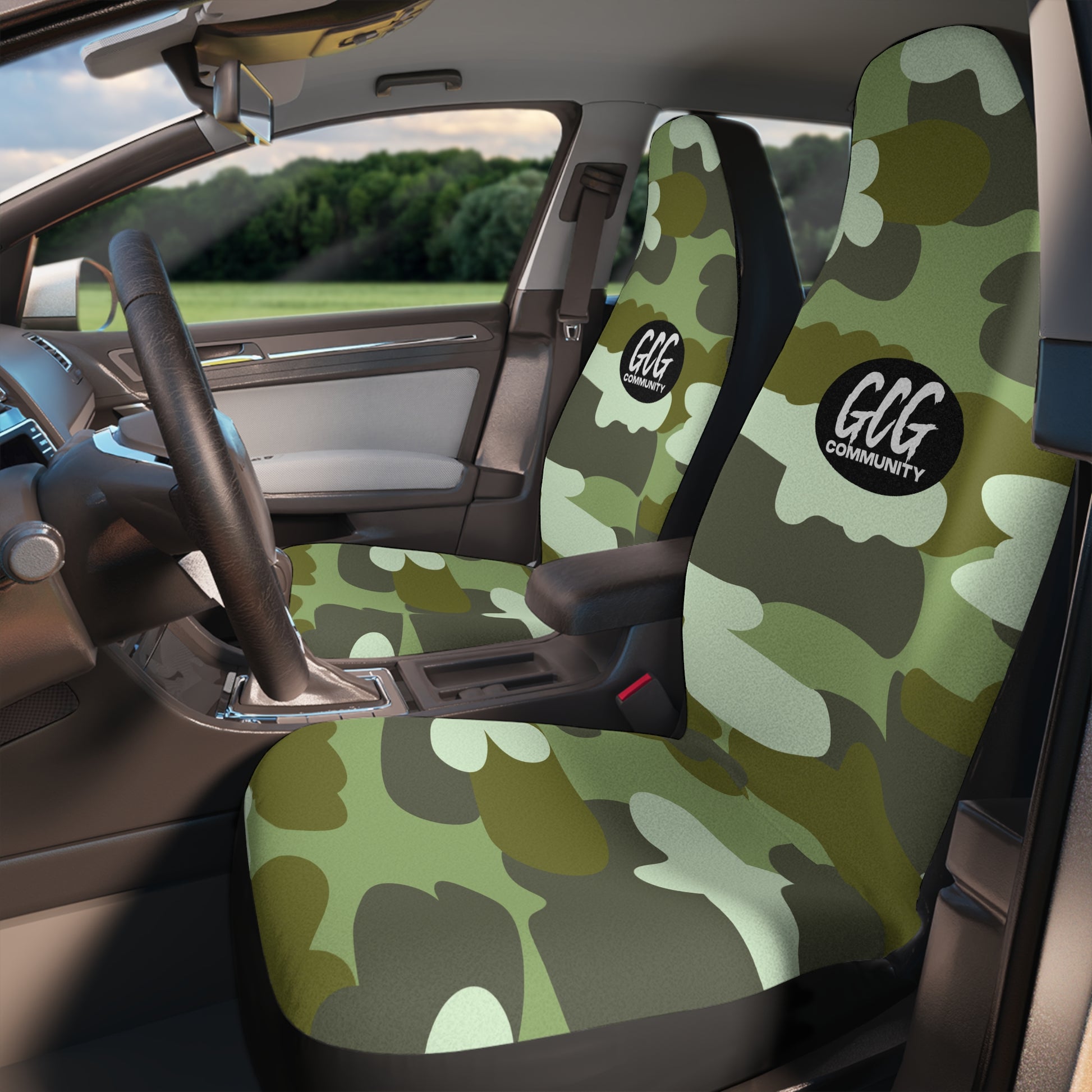 camo car seat and stroller Camo Fur Seat Covers – GCG Community Prints
