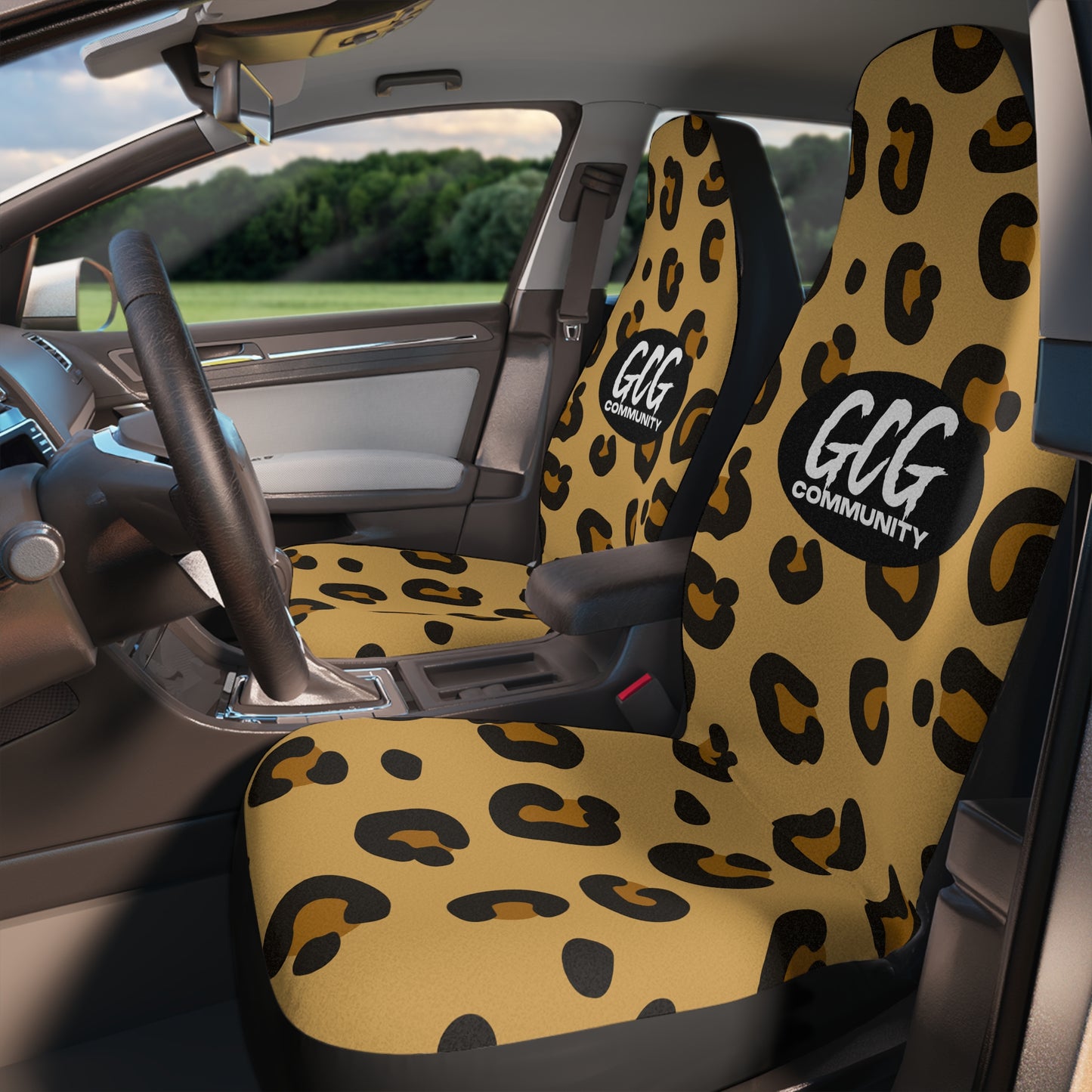 Leopard Fur Seat Covers