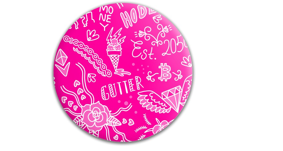 Pink Tat Fur Putter Disc