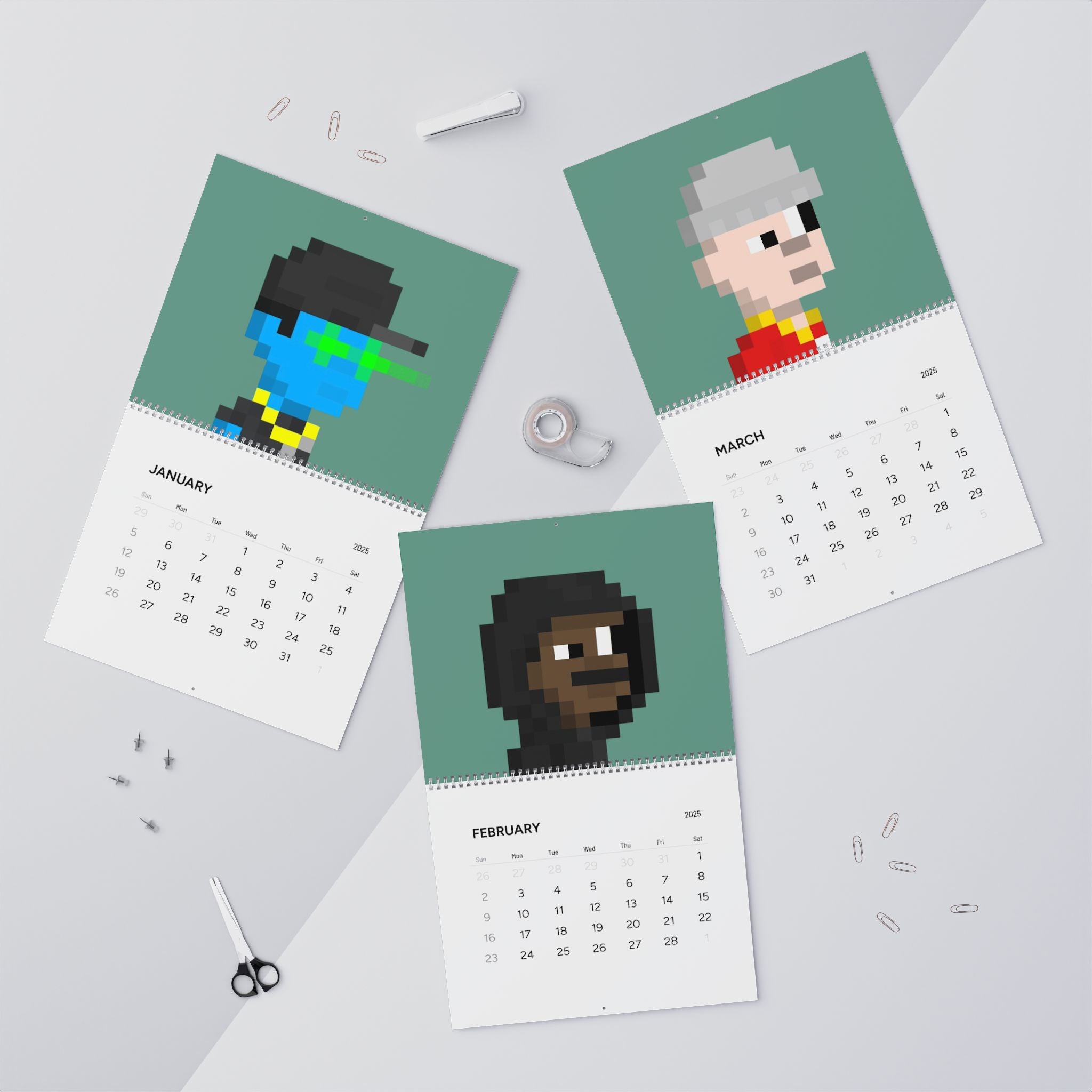 Updated Generation Calendar 2025 Re:Gen Calendar โ GCG Community Prints