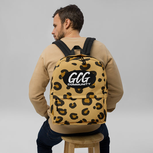 Leopard Fur Backpack