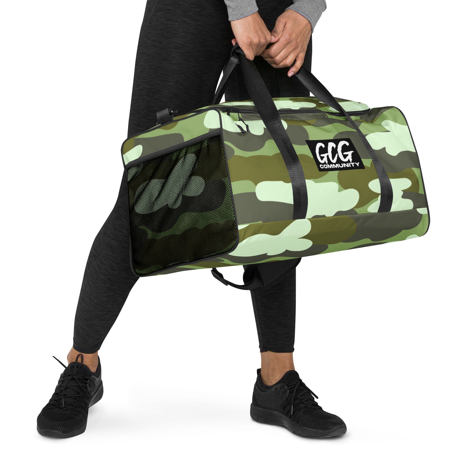 Camo Fur Duffle Bag