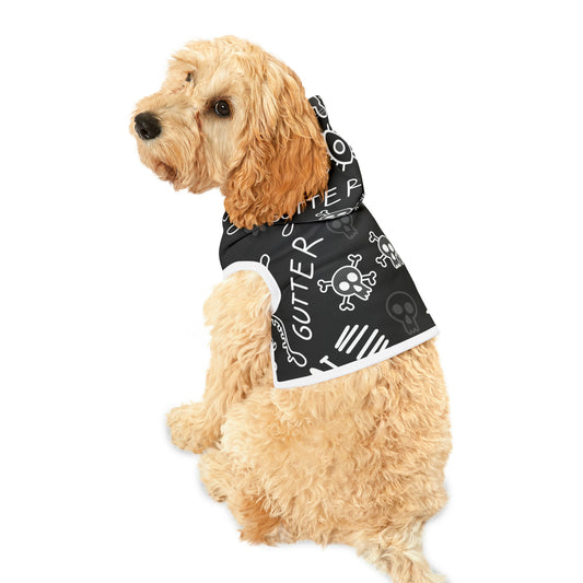 Black Tat Fur Pet Hoodie