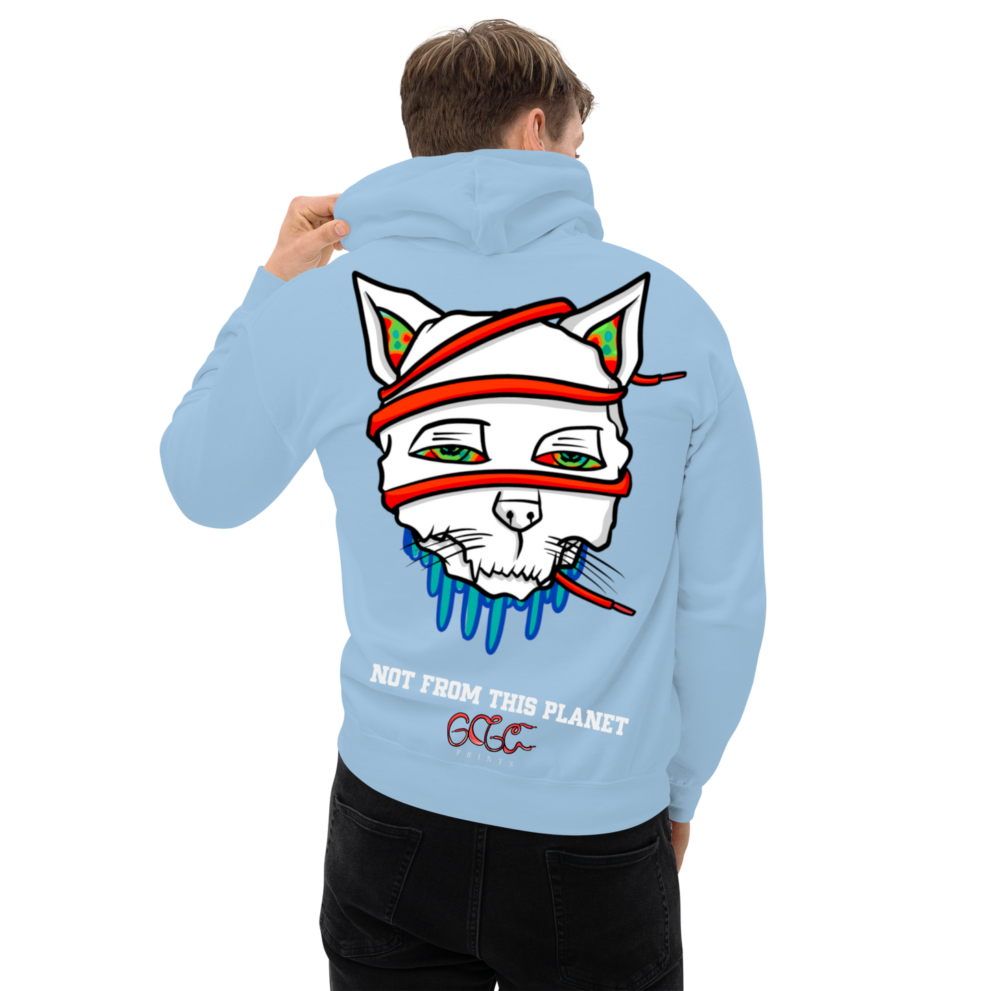 Not From This Planet Cat Hoodie