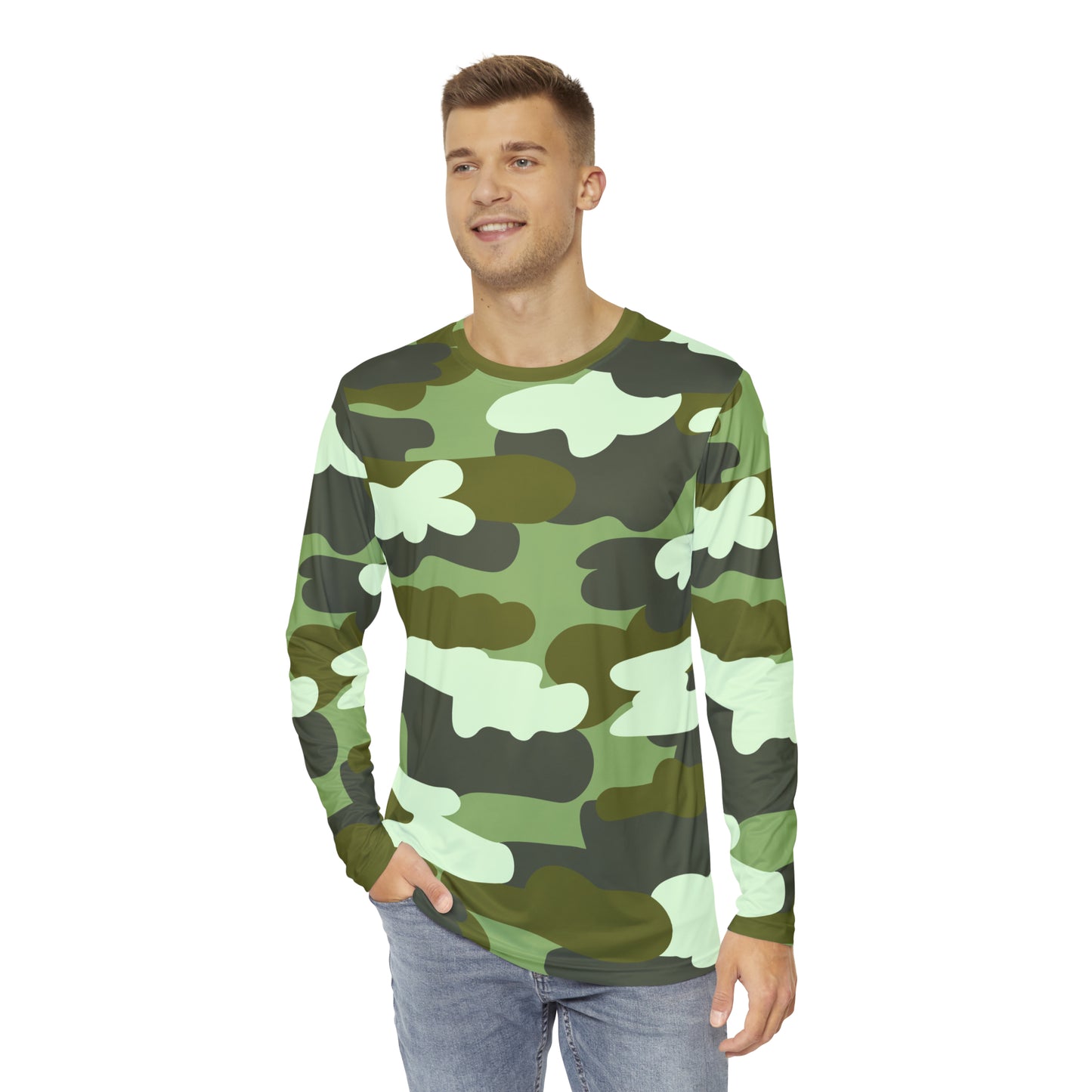 Camo Fur Long Sleeve Shirt