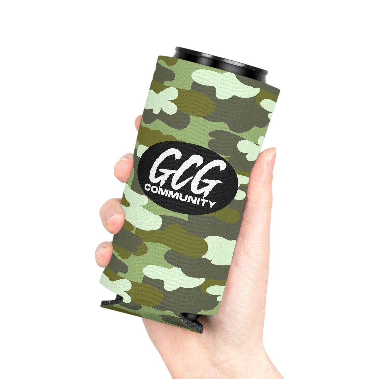 Camo Fur Coozie