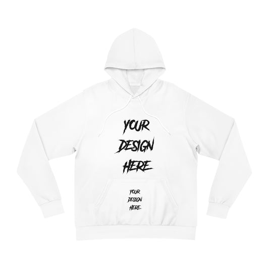 Customizable Pull Over Hoodie- Front Print, Pocket Print, 12in Print Area