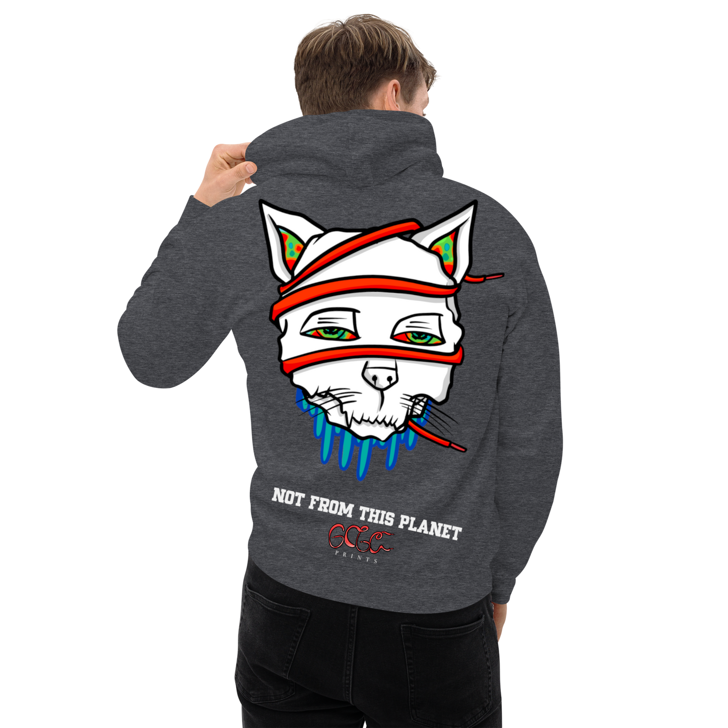 Not From This Planet Cat Hoodie