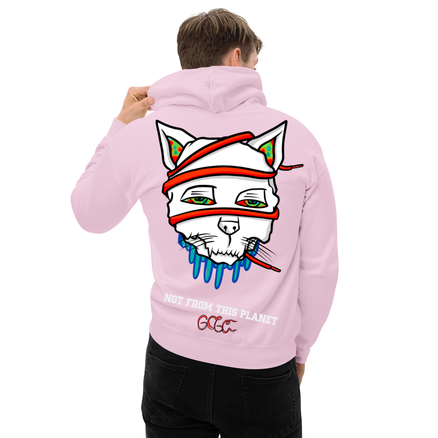 Not From This Planet Cat Hoodie