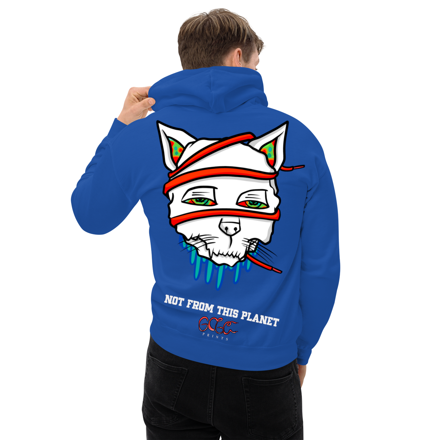 Not From This Planet Cat Hoodie