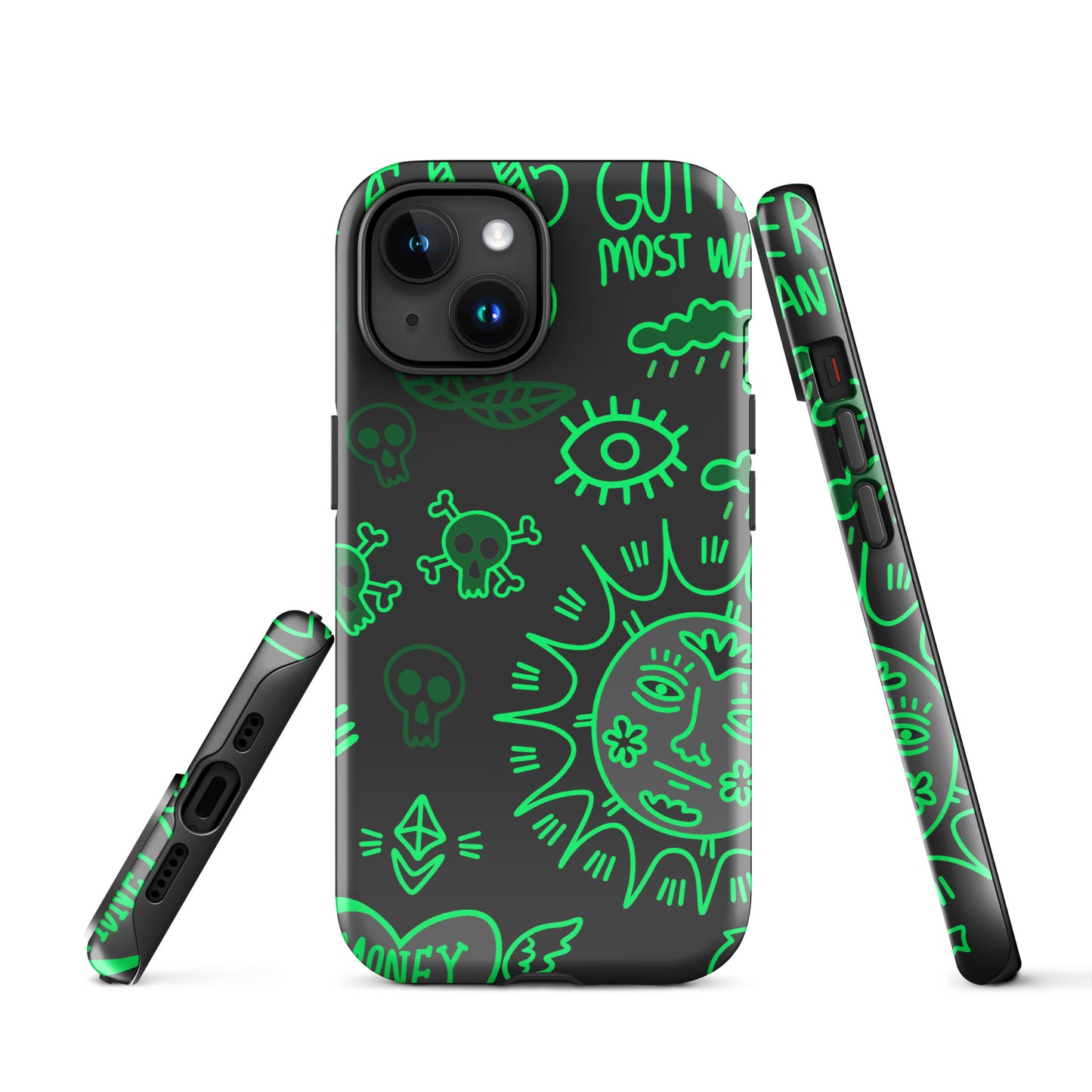 Green Tat Fur Tough Case for iPhone®