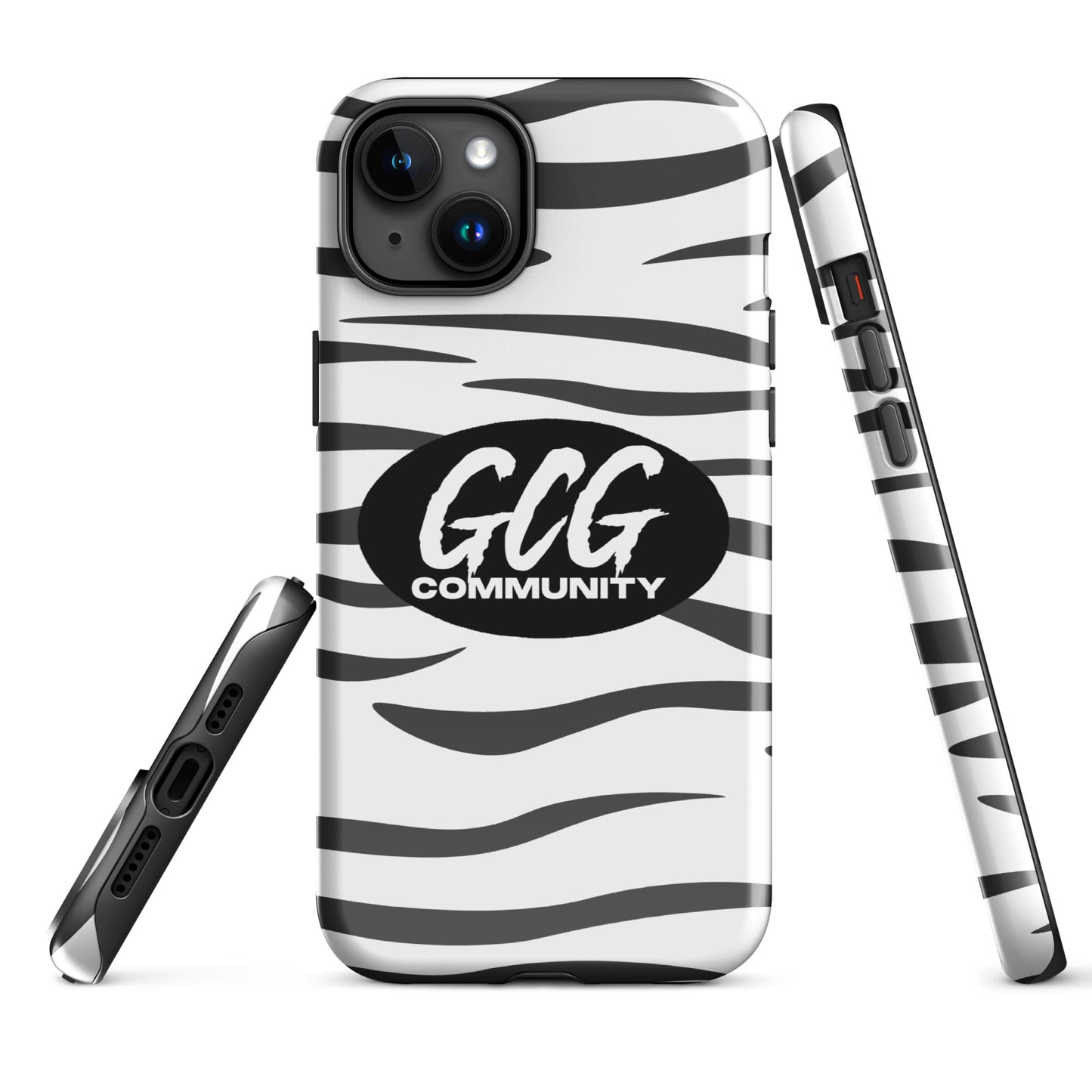 White Tiger Fur Tough Case for iPhone®