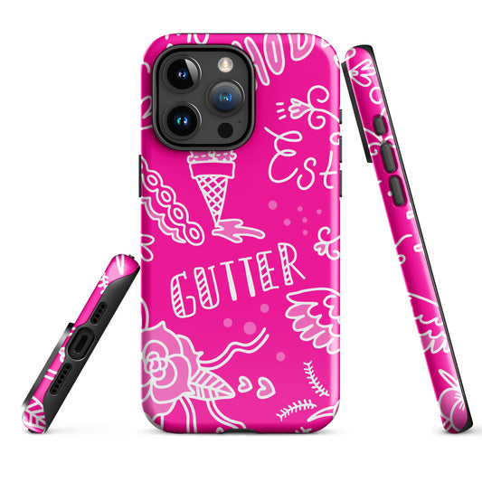 Pink Tat Fur Tough Case for iPhone®