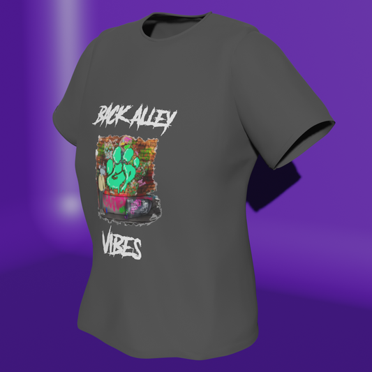 GP x Back Alley Vibes 3D T-Shirt- Dark Heather